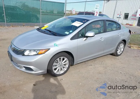 2012 Honda Civic Ex from USA, damaged, VIN 2HGFB2F85CH327377